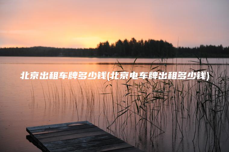 北京出租车牌多少钱(北京电车牌出租多少钱)