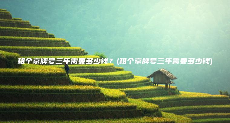 租个京牌号三年需要多少钱？(租个京牌号三年需要多少钱)