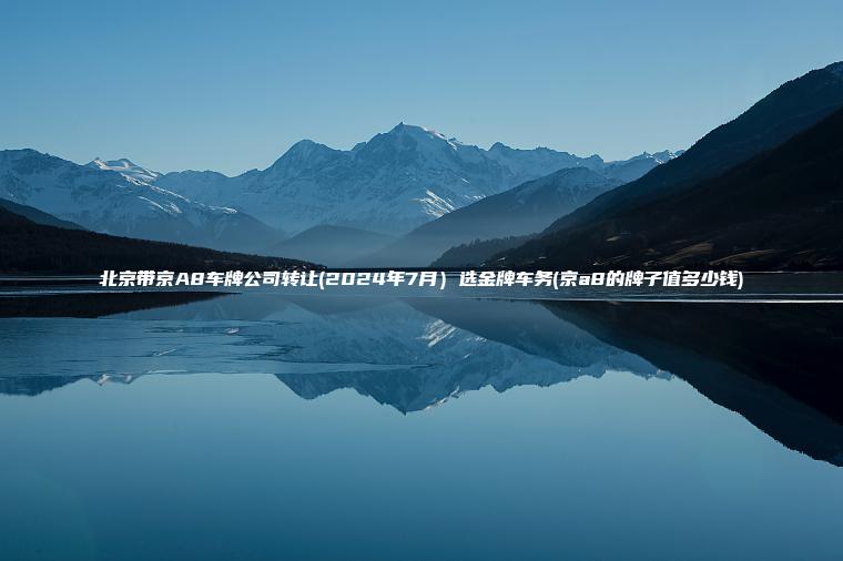北京带京A8车牌公司转让(2024年7月）选金牌车务(京a8的牌子值多少钱)