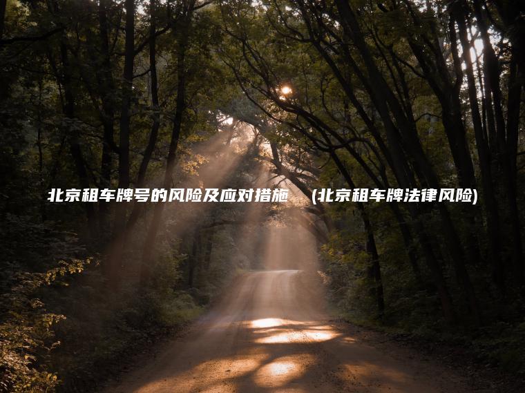 北京租车牌号的风险及应对措施  (北京租车牌法律风险)