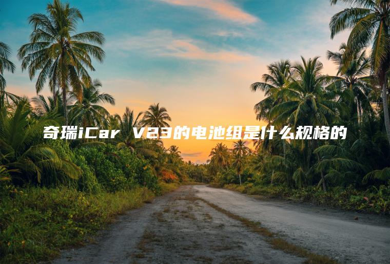 奇瑞iCar V23的电池组是什么规格的