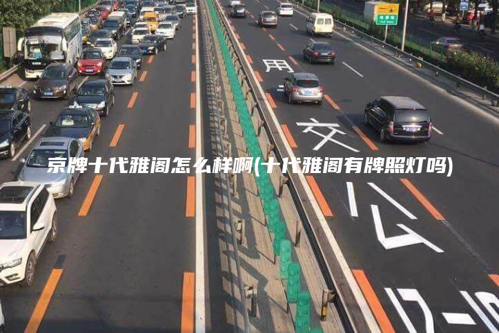 京牌十代雅阁怎么样啊(十代雅阁有牌照灯吗)