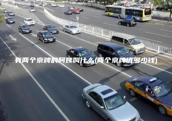 有两个京牌的阿姨叫什么(两个京牌值多少钱)